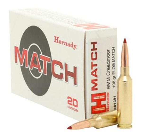 Hornady 81391 Match 6mmCreedmoor 108gr Extremely Low Drag-Match 20 Per Box/ view 4