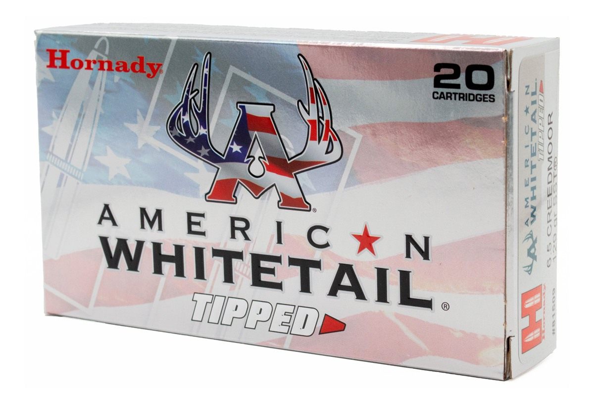 Hornady American Whitetail Tipped SST Rifle Ammunition 6.5 Creedmoor 129gr
