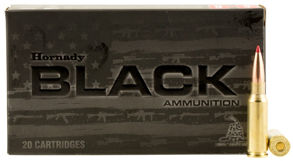 Hornady 81528 Black 6.5 Grendel 123gr Extremely Low Drag Match 20 Per Box/1