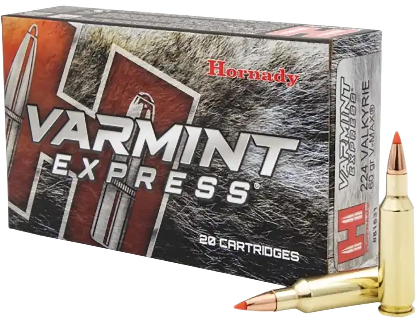 Hornady Varmint Express Rifle Ammunition .224 Valkyrie 60 gr V-MAX 3300 fps