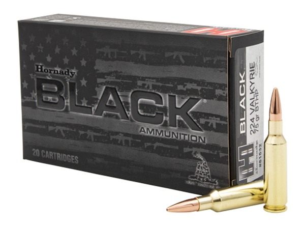 Hornady 81532 Black 224 Valkyrie 75gr Boat Tail Hollow Point 20 Per Box/10 view 3