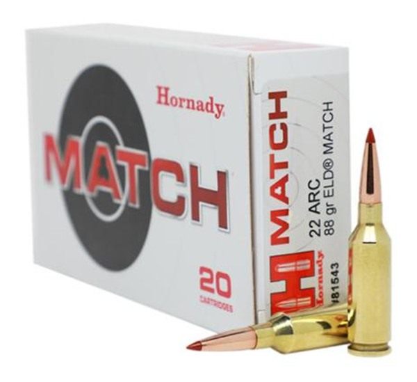 Hornady Match Varmint 22 ARC 88GR ELD 20RD 10BX/CS view 3