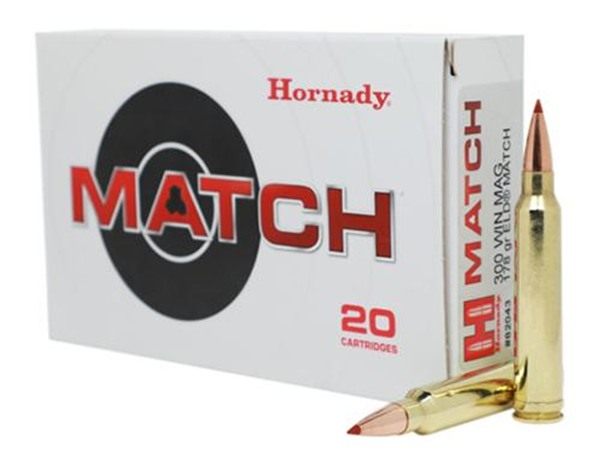 Hornady 82043 Match 300 WinMag 178gr Extremely Low Drag 20 Per Box/10 Case view 3