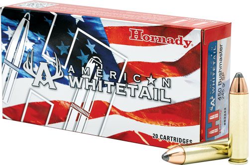 Hornady American Whitetail Rifle Ammunition .450 Bushmaster 245 gr Interloc view 3