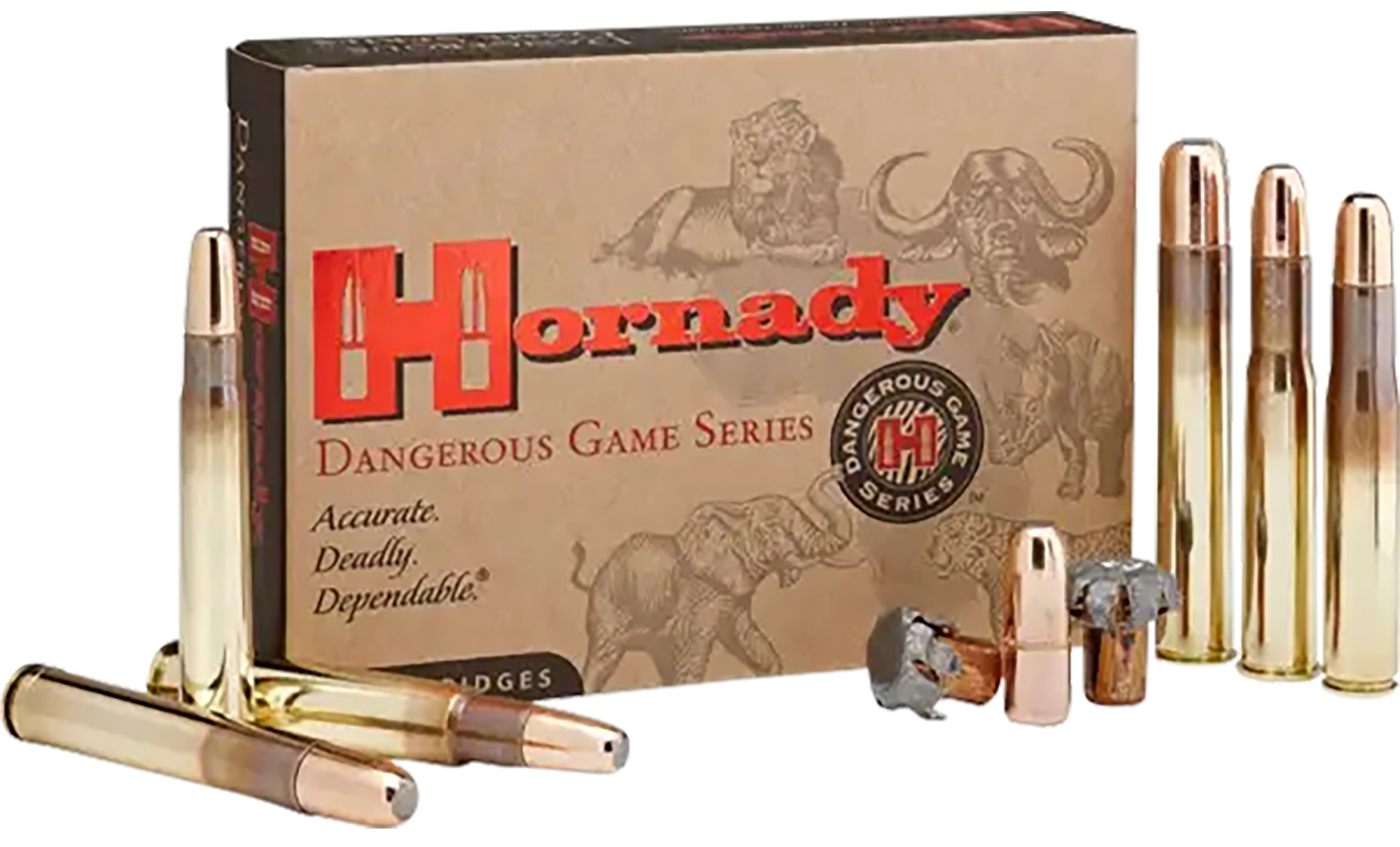 Hornady 82661 Dangerous Game 416 Rigby 400gr DGX Bonded 20 Per Box/6 Case