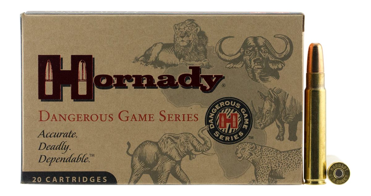 Hornady Dangerous Game Series Rifle Ammunition .416 Ruger 400 gr DGS 2415 f