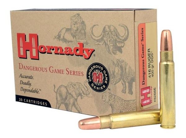 Hornady Dangerous Game Series Rifle Ammunition .416 Ruger 400 gr DGS 2415 f view 3