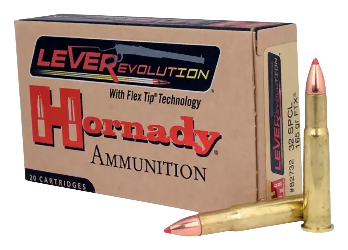 Hornady 82732 LEVERevolution 32 WinSpecial 165gr Flex Tip eXpanding 20 Per