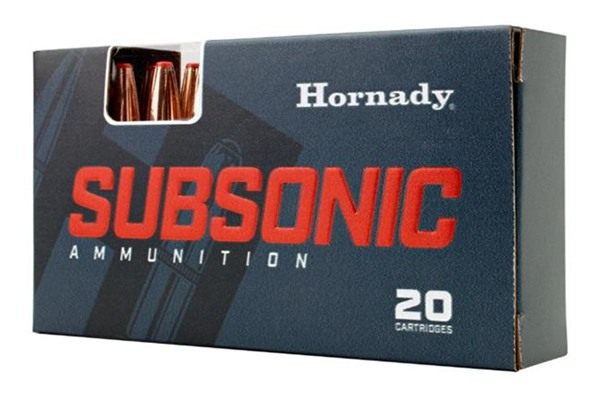 Hornady Subsonic Rifle Ammunition .45-70 Govt 410gr PT 1075 fps 20/ct view 2