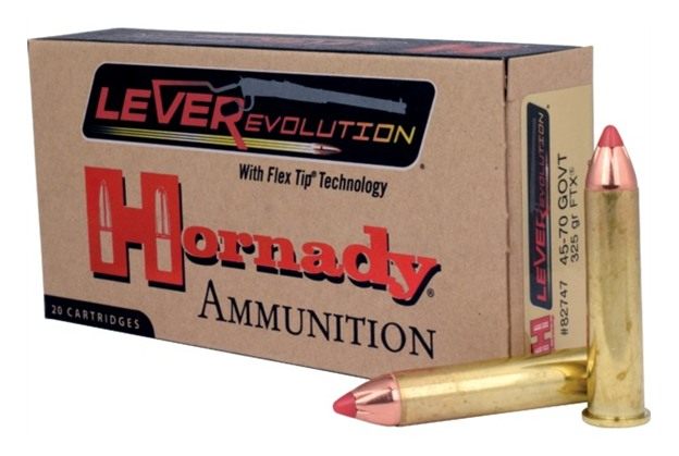 Hornady 82747 LEVERevolution 45-70 Gov 325gr Flex Tip eXpanding 20 Per Box/ view 2