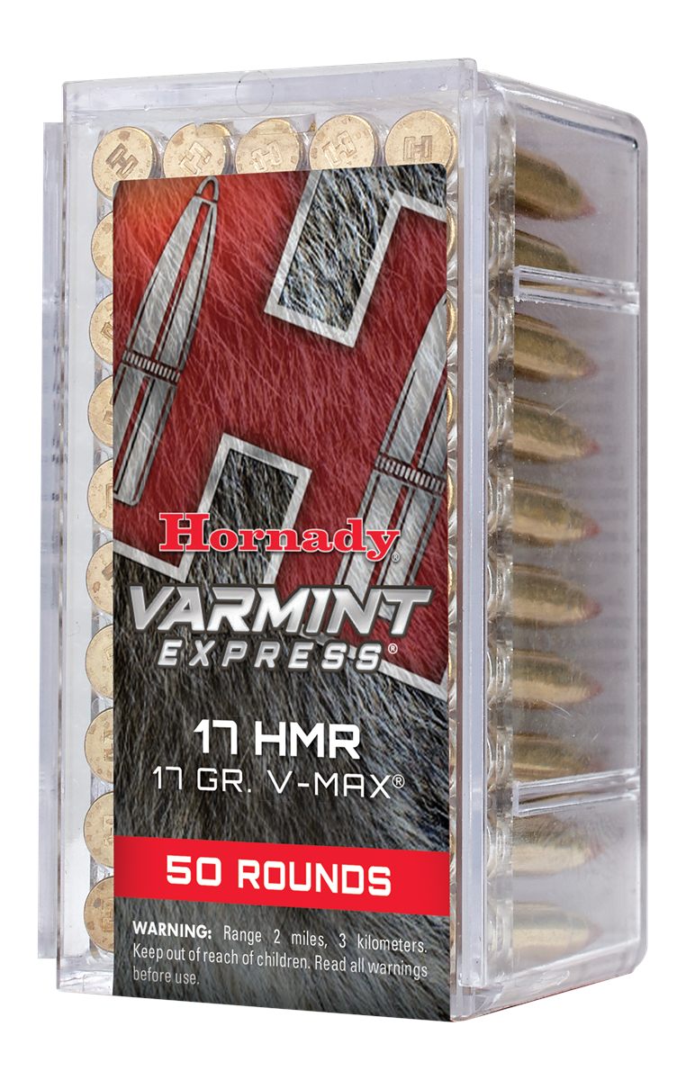 Hornady Varmint Express Rimfire Ammunition .17 HMR gr. V-MAX 2550 fps 50/ct