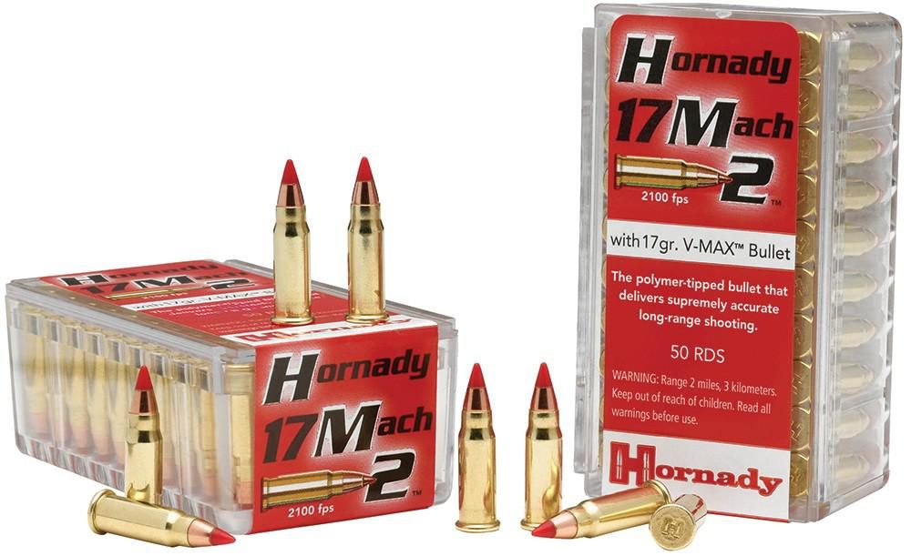 Hornady Varmint Express Rimfire Ammunition .17 HM2 gr. V-MAX 2100 fps 50/ct view 2