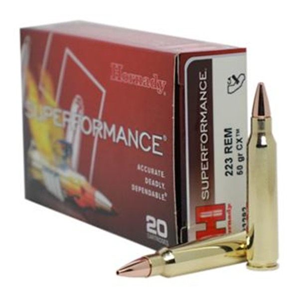 Hornady 83292 Superformance 223 Rem 50gr Copper Alloy eXpanding 20 Per Box/ view 5