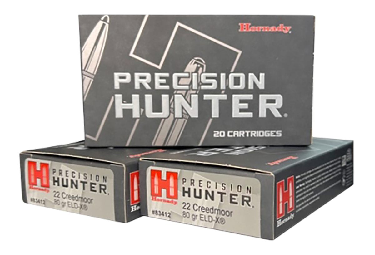 Hornady Precision Hunter ELD-X Rifle Ammunition 22 Creedmoor 80gr PT 3285fp