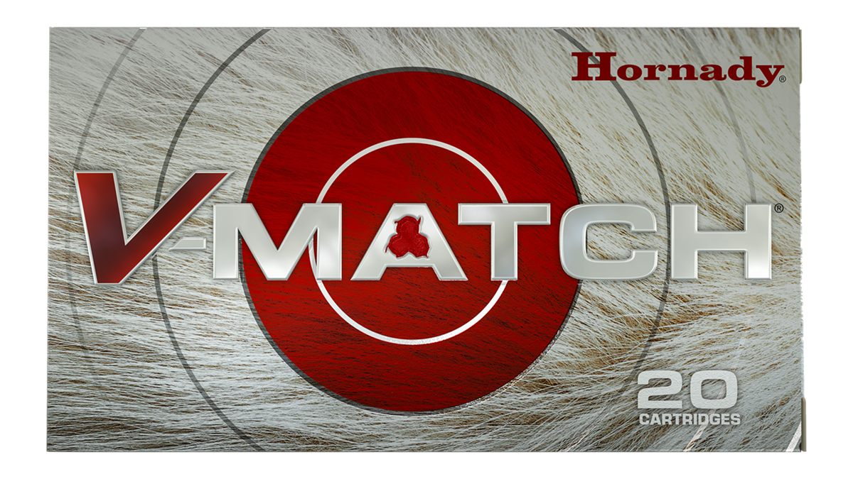 Hornady V-Match Rifle Ammunition .22 Creedmoor 69 gr ELD-VT 3550 fps 20/ct