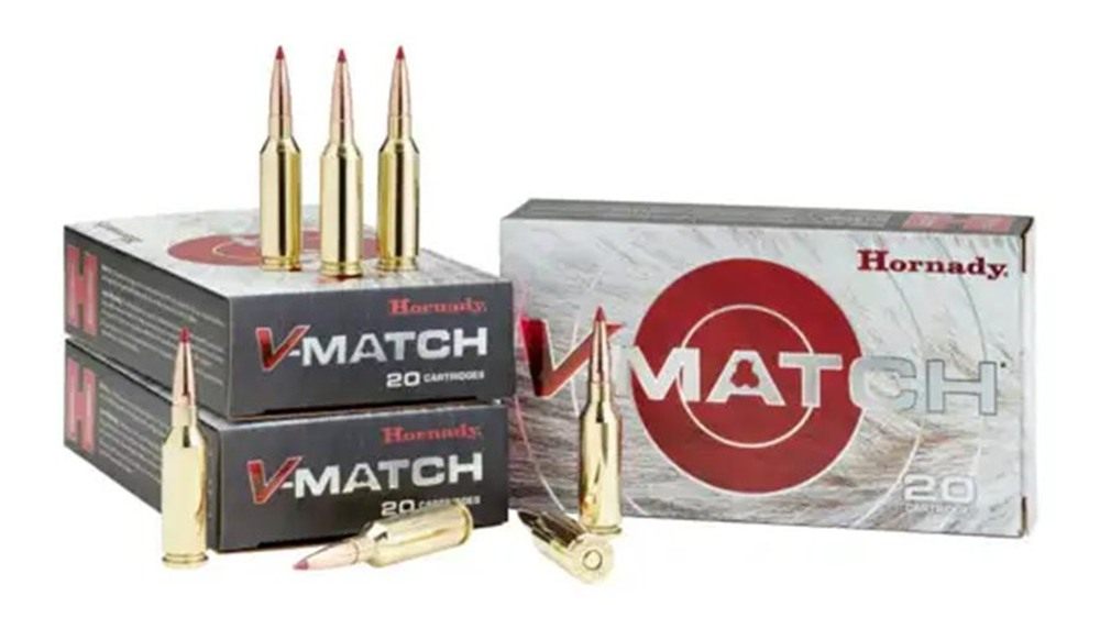 Hornady V-Match Rifle Ammunition .22 Creedmoor 69 gr ELD-VT 3550 fps 20/ct view 3