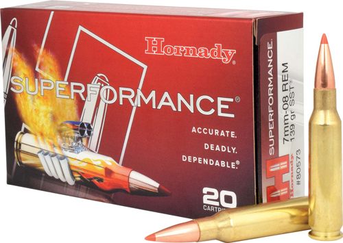 Hornady 85507 Superformance 6.5x55 Swedish 140gr Shock Tip 20 Per Box/10 Ca view 3