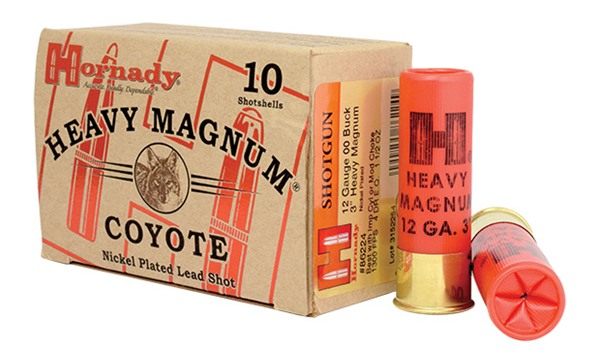 Hornady 86224 Heavy Magnum Coyote 12 Gauge 3in 1 oz 00 Buck Shot 10 Per Box view 2