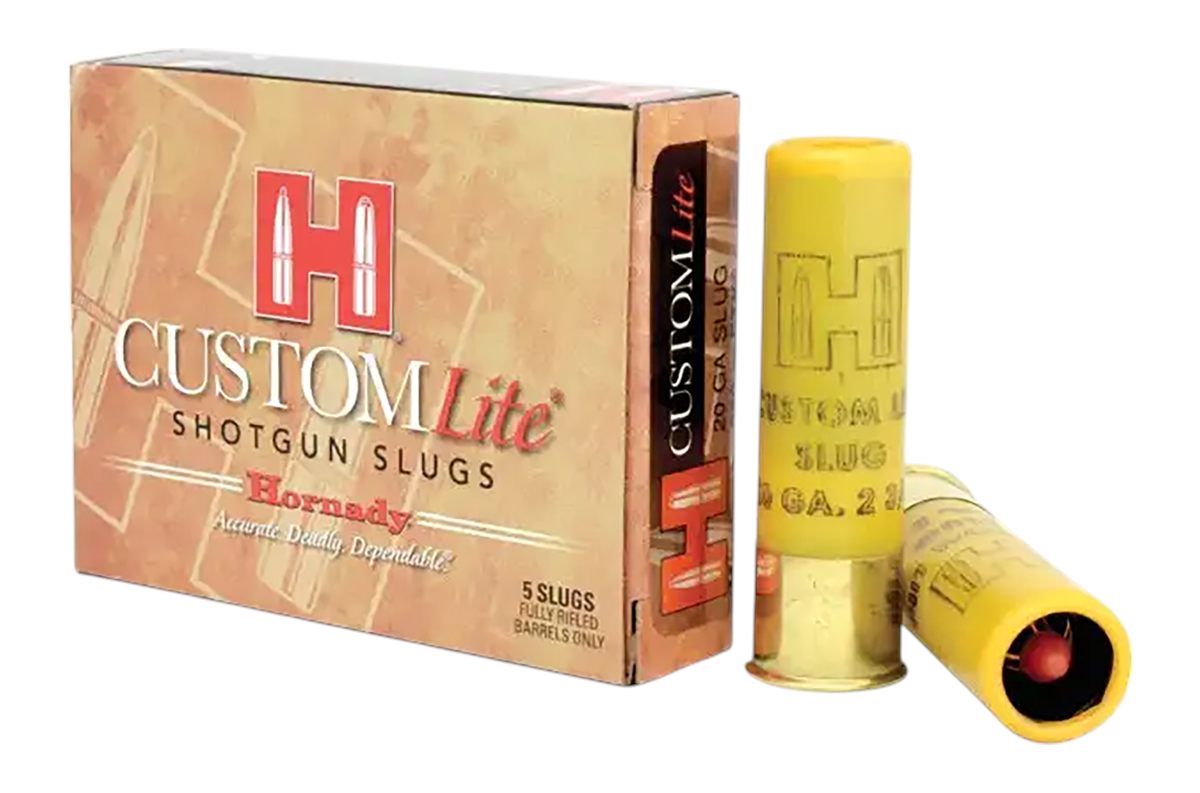 Hornady 86233 Custom Lite 20 Gauge 2.75in FTX Slug Shot 5 Per Box/ Case