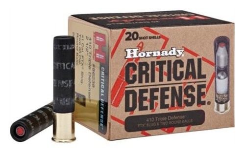 Hornady 410 Critical Defense Shotgun Ammunition ga 2 1/2in 1 slug 2 balls 0 view 4