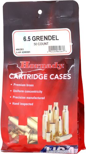 Hornady Unprimed Brass Rifle Cartridge Cases 6.5 Grendel 50/ct view 3