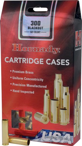 Hornady Unprimed Brass Rifle Cartridge Cases .300 Blackout 50/ct view 3