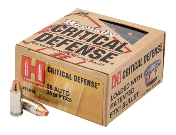 Hornady 90014 Critical Defense 25ACP 35gr Flex Tip eXpanding 25 Per Box/10 view 3