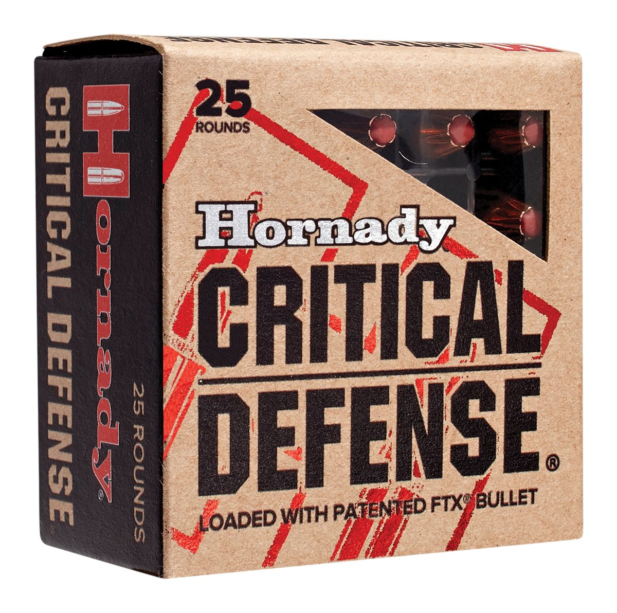 Hornady 90061 Critical Defense 327 FederalMag 80gr Flex Tip eXpanding 25 Pe