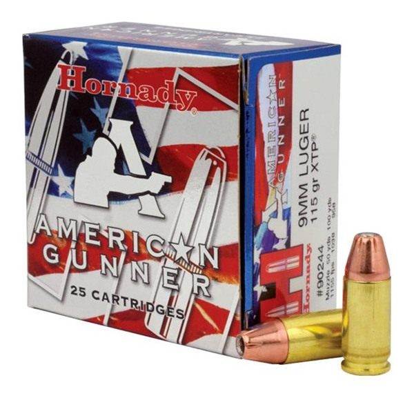 Hornady 90244 American Gunner 9mmLuger 115gr XTP Hollow Point 25 Per Box/10 view 2