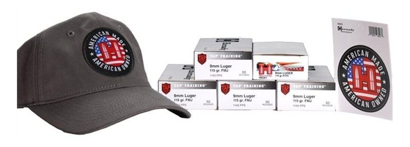 Hornady 250th Anniversary Ammo Can Combo 9mm Luger 50/ct 115gr American Gun view 7