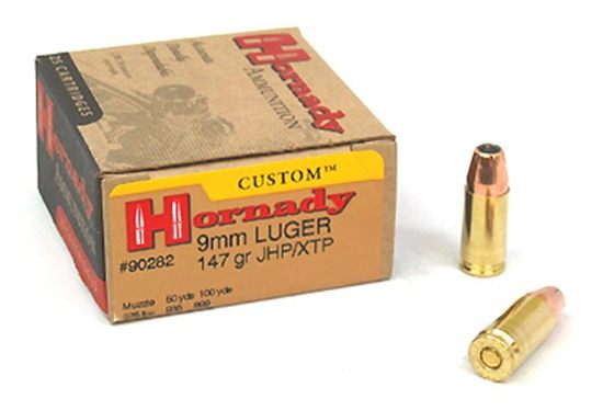 Hornady 90282 Custom 9mmLuger 147gr XTP Hollow Point 25 Per Box/10 Case view 3