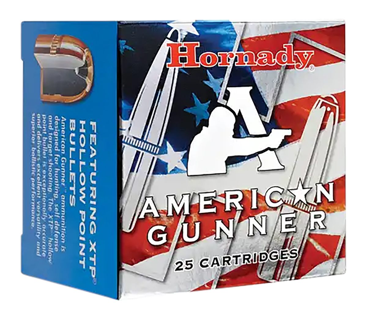 Hornady 90324 American Gunner 38 Special 125gr XTP Hollow Point 25 Per Box/
