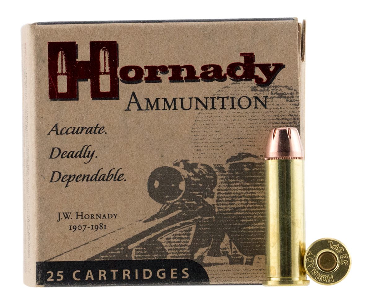 Hornady 90362 Custom 38 Special 158gr XTP Hollow Point 25 Per Box/10 Case