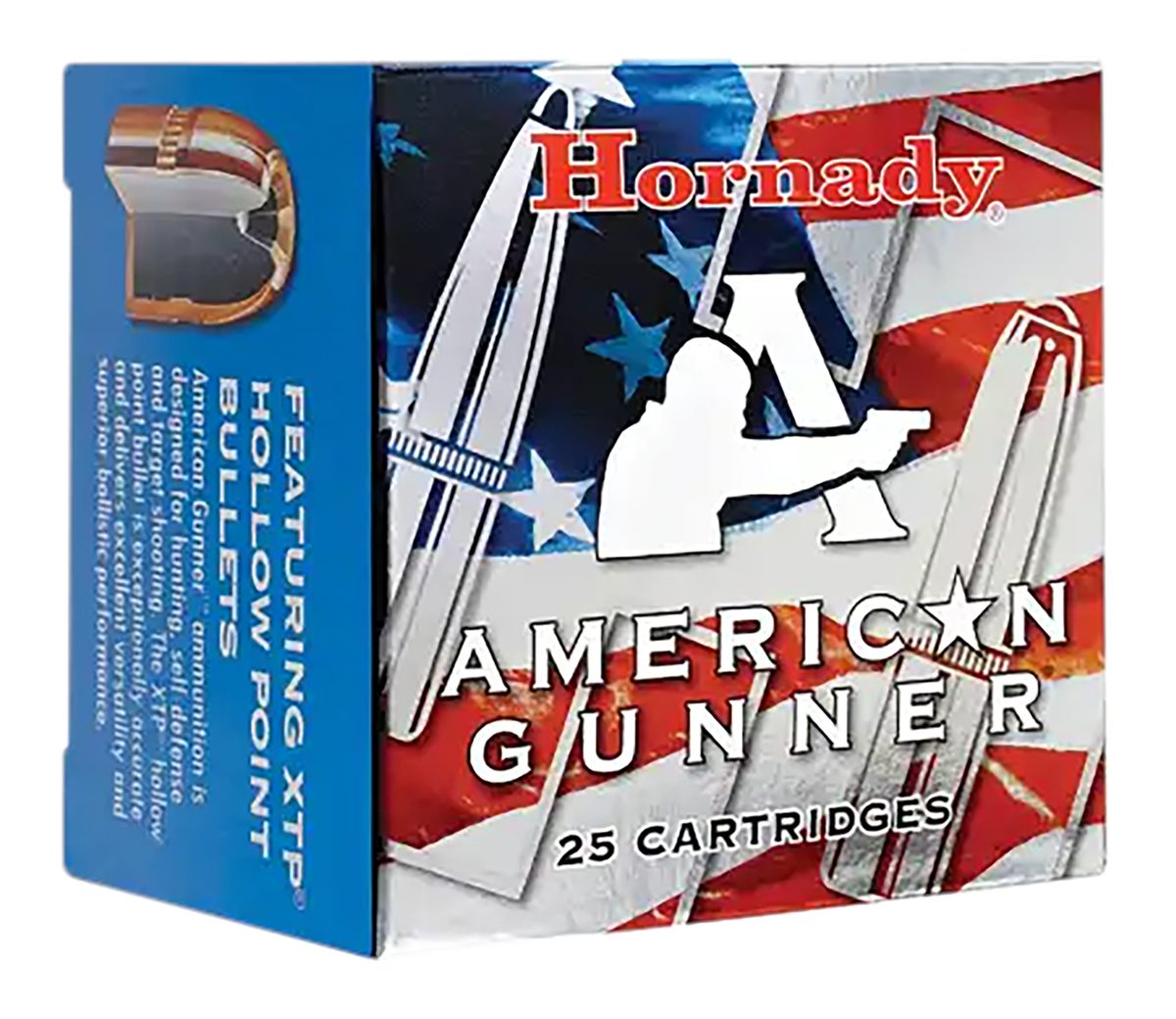 Hornady 90904 American Gunner 45ACP 185gr XTP Hollow Point 20 Per Box/10 Ca