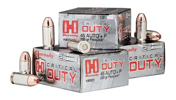 Hornady Critical Duty Handgun Ammunition .45 ACP (+P) 220 gr. PT 975 fps 20 view 6