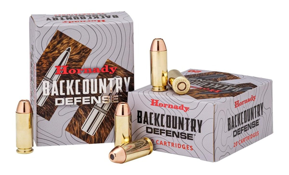 Hornady Backcountry Defense Ammunition 10mm Auto 200gr JFP 1160 fps 20/ct