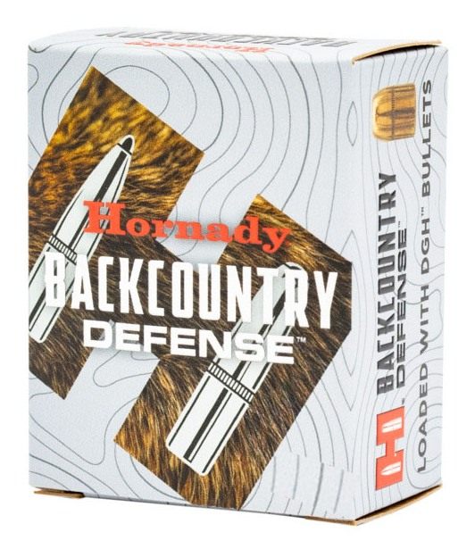 Hornady Backcountry Defense Ammunition 10mm Auto 200gr JFP 1160 fps 20/ct view 2