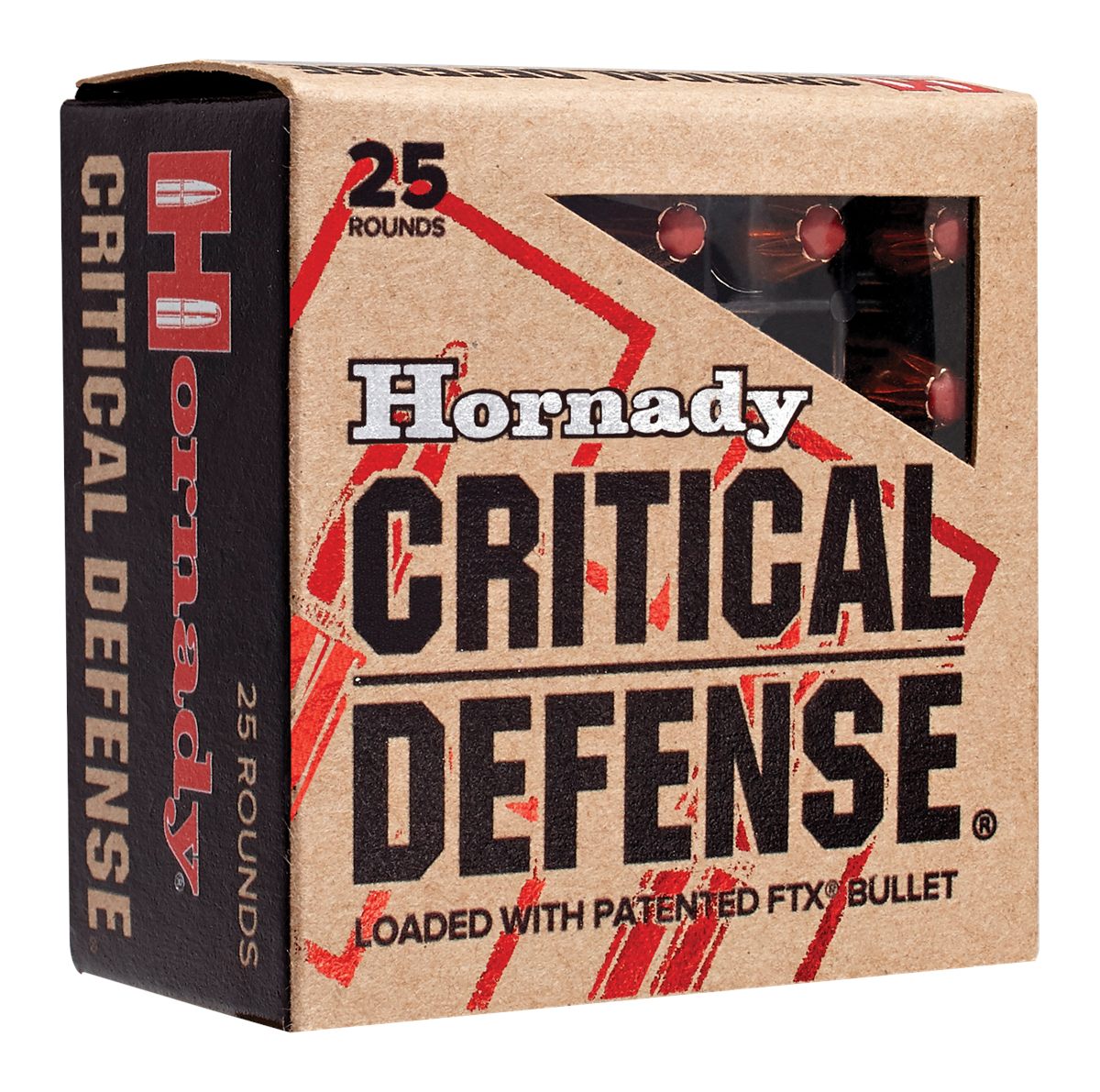 Hornady 91340 Critical Defense 40S W 165gr Flex Tip eXpanding 20 Per Box/10