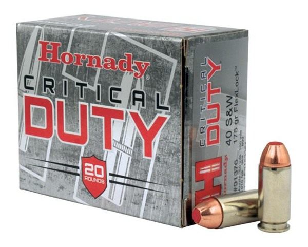 Hornady 91376 Critical Duty 40S W 175gr FlexLock 20 Per Box/10 Case view 2