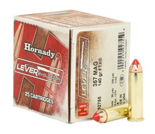 Hornady 92755 LEVERevolution 357 Mag 140gr Flex Tip eXpanding 25 Per Box/10 view 5