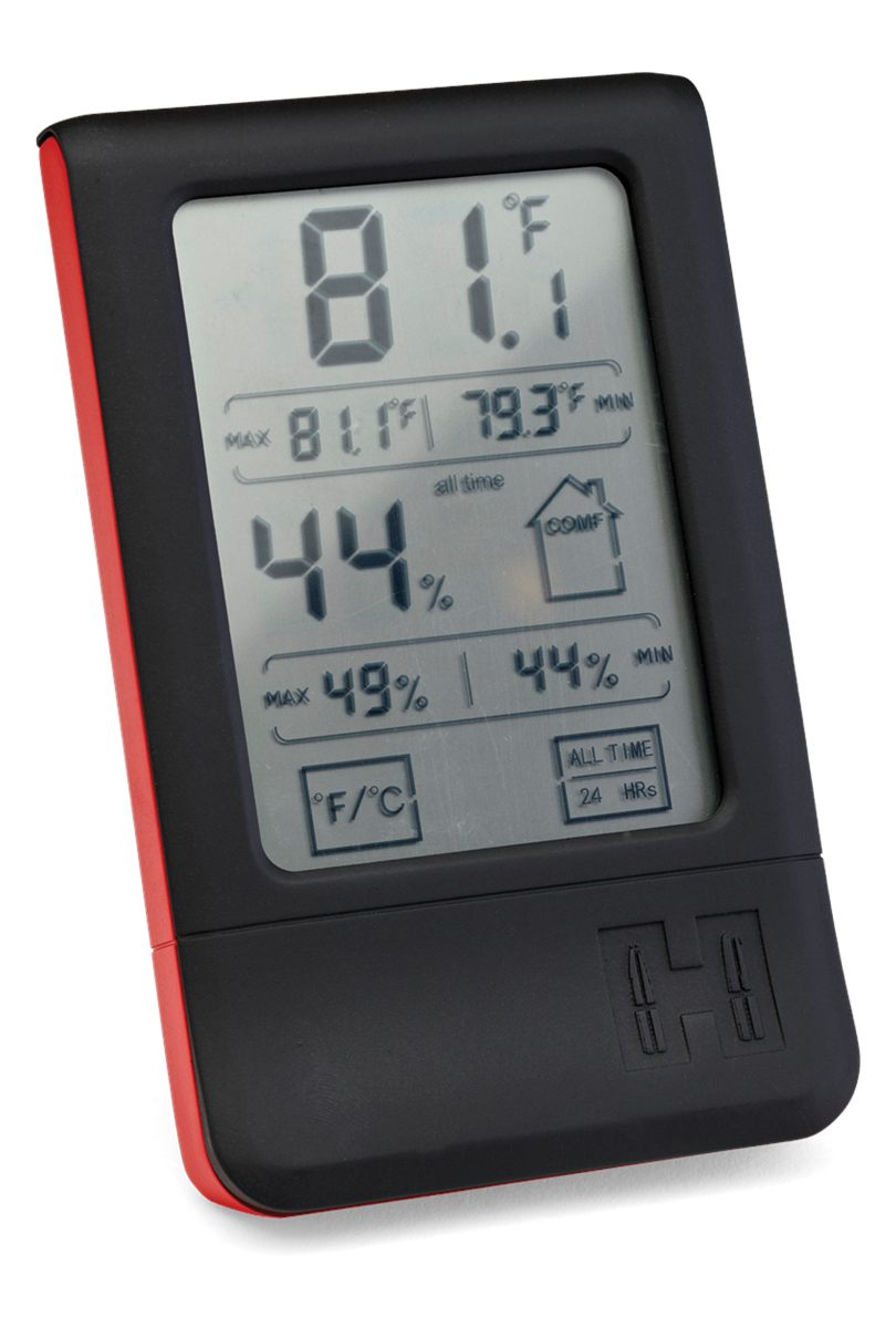 Hornady Digital Hygrometer, 95909 - Indoor Temperature and Humidity Monitor view 2