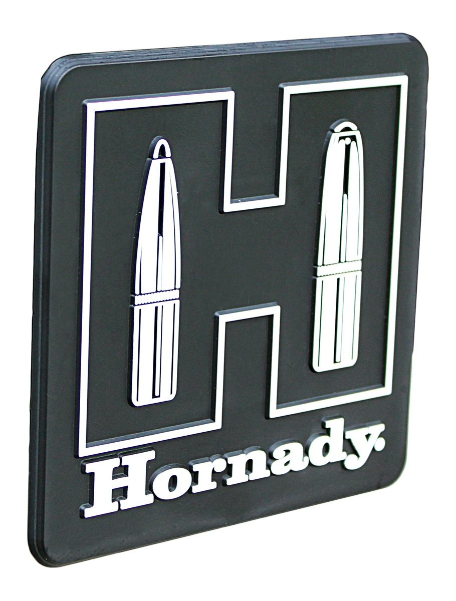 Hornady 99132 Hitch Cover 2in Snap Clips, Plastic, Black/White