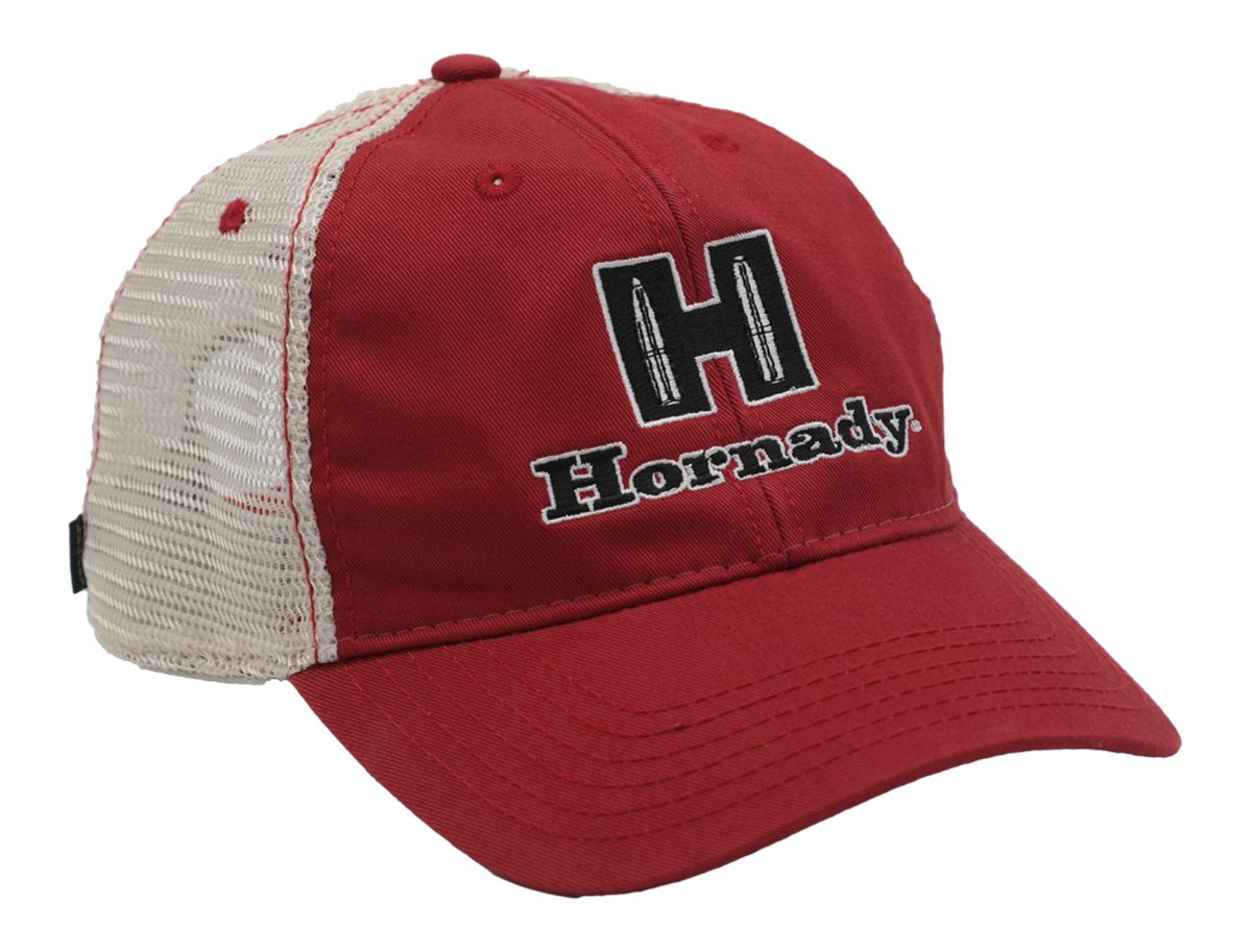 Hornady 99231 Cap Mesh White Red Structured