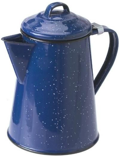 Gsi Outdoor Products Enamelware 8 Cup Coffee Pot (blue)