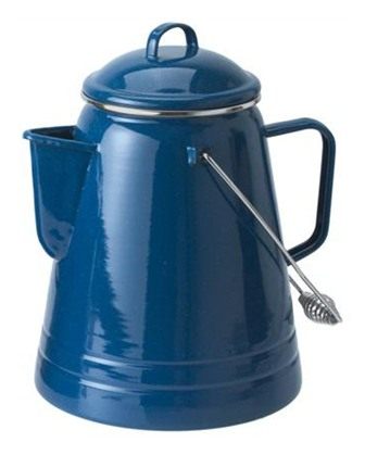 Gsi Outdoor Products Enamelware 36 Cup Coffee Boiler (blue)