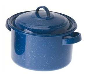 Gsi Outdoor Products Enamelware 5.75 QT Stock Pot (blue)