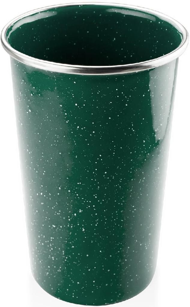 Gsi Outdoor Products Enamelware Pioneer Pint Cup (green)