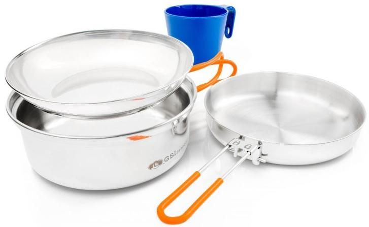 Gsi Outdoor Products Glacier Stainless 1 Person Mess Kit
