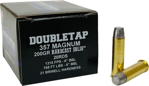 DoubleTap Ammunition 357M200HC Hunter 357 Mag 200gr Hard Cast Solid 20 Per view 2