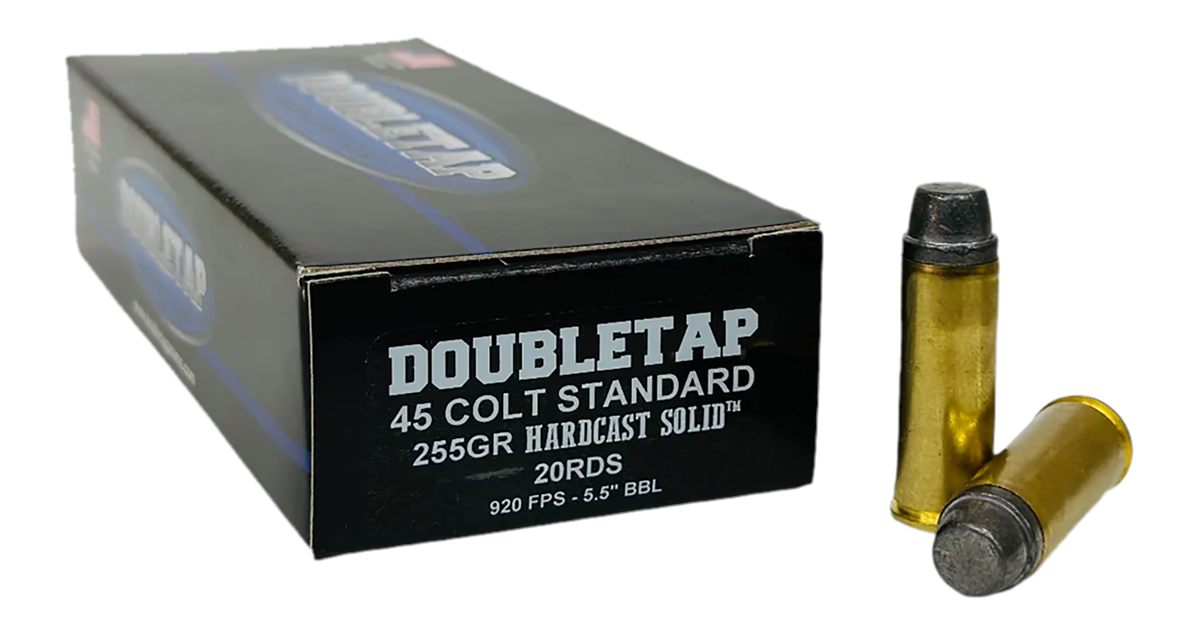 Doubletap Ammunition 45CS255HC 45 Colt 225gr Hardcast Solid 20 Per Box/25 C